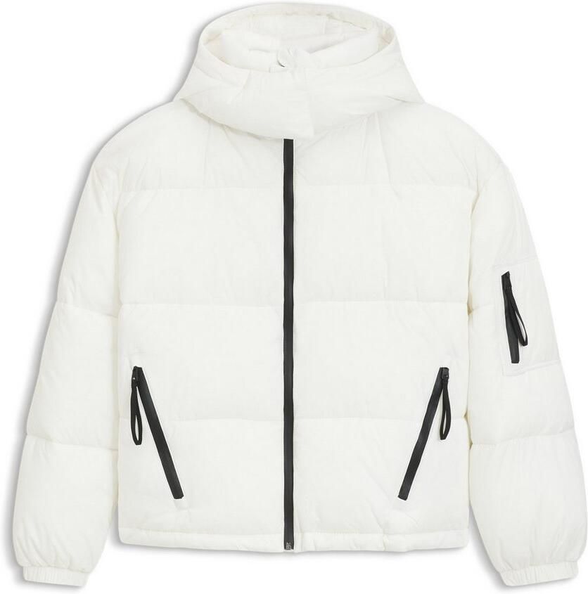 HUGO Blue Gewatteerde jas Farida in relaxed fit met verkorte lengte