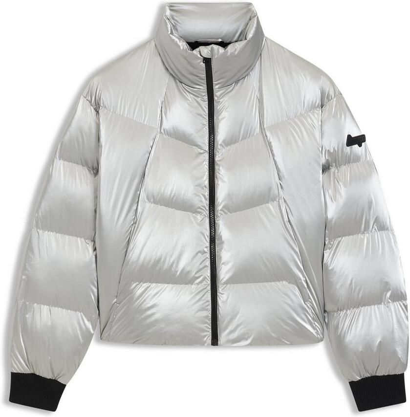 HUGO Blue Gewatteerde jas FIORELLA in verkorte lengte trekkoord in de zoom - Foto 2