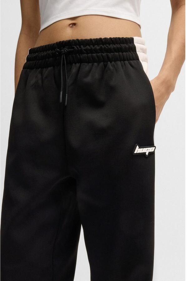 HUGO Blue Geweven broek Nelarina in retro color blocking - Foto 2