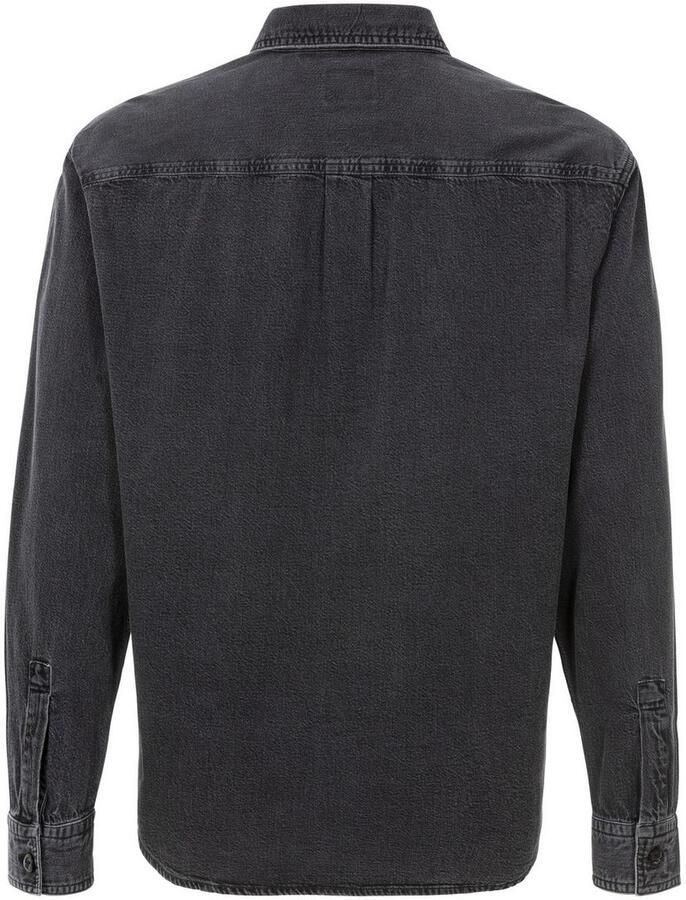 Hugo Blue Regular fit jeansoverhemd met kentkraag model 'Ebino'