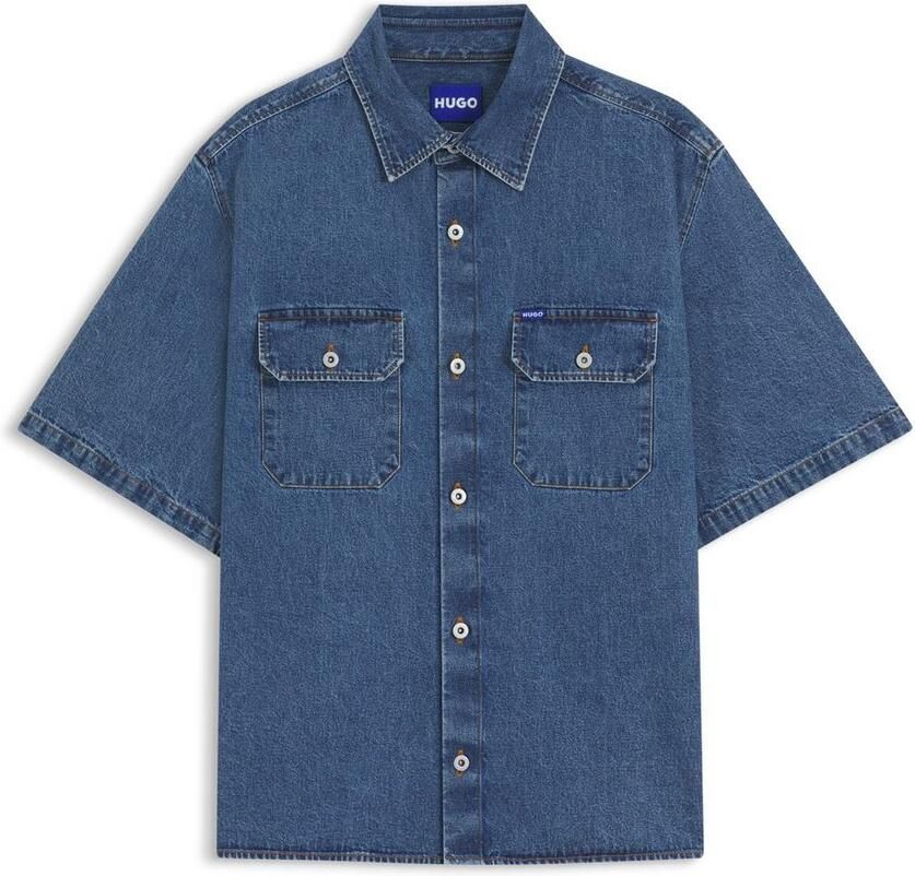 HUGO Blue Jeans overhemd Ekyno in oversized model - Foto 2