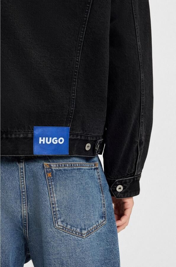 HUGO Blue Jeansjack Dex warm gevoerd regular fit stone washed - Foto 4