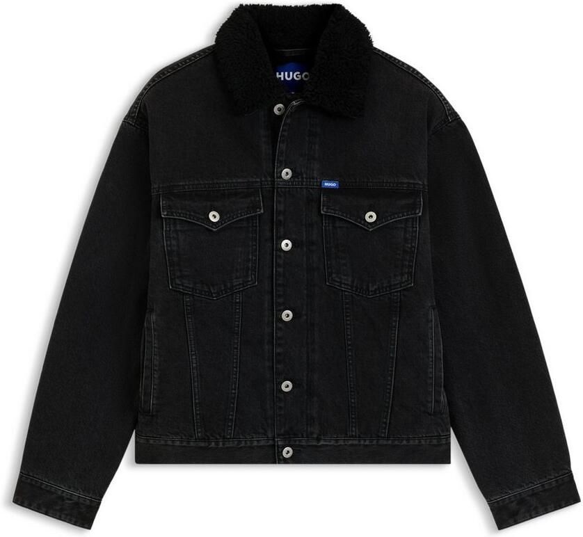 HUGO Blue Jeansjack Dex warm gevoerd regular fit stone washed - Foto 2