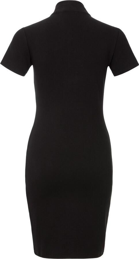 Hugo Blue Knielange jurk met opstaande kraag model 'Nalayla' - Foto 4