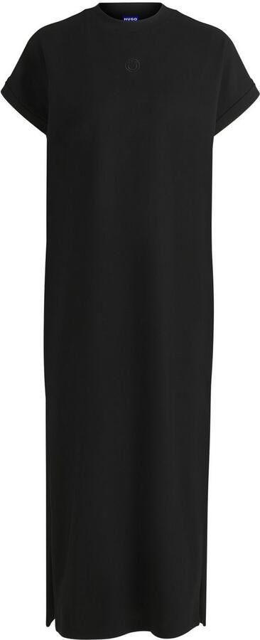 HUGO Blue Jerseyjurk NALLE Oversized met split met logoborduursel jersey - Foto 5