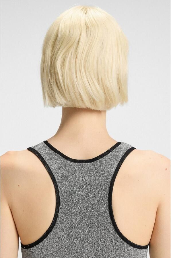 HUGO Blue Jerseyjurk Niamh glinsterend slim fit - Foto 3