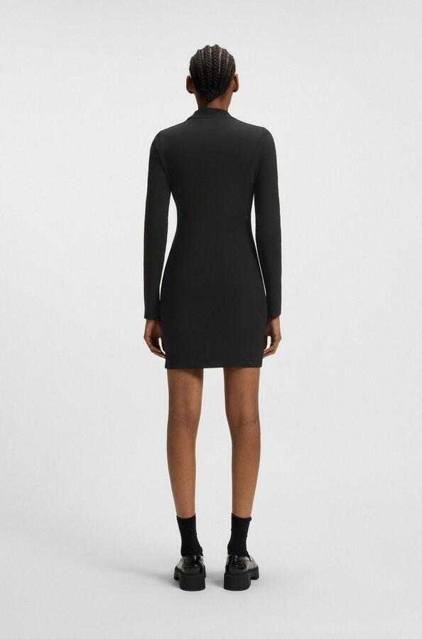 HUGO Blue Jerseyjurk Nilla met sportieve duimopeningen - Foto 3