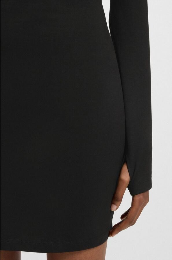 HUGO Blue Jerseyjurk Nilla met sportieve duimopeningen - Foto 2