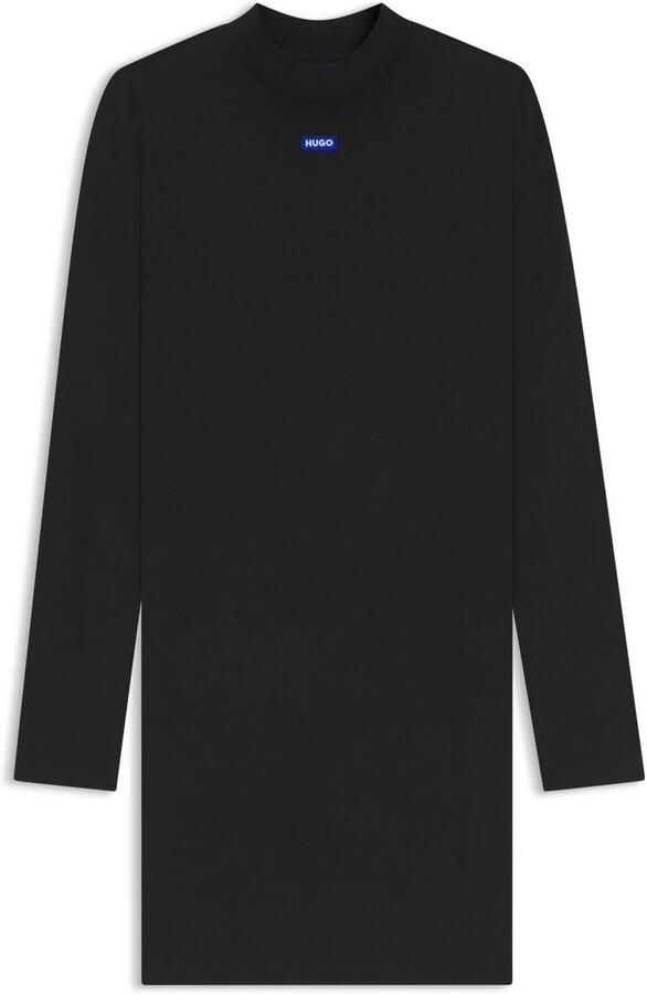 HUGO Blue Jerseyjurk Nilla met sportieve duimopeningen - Foto 5