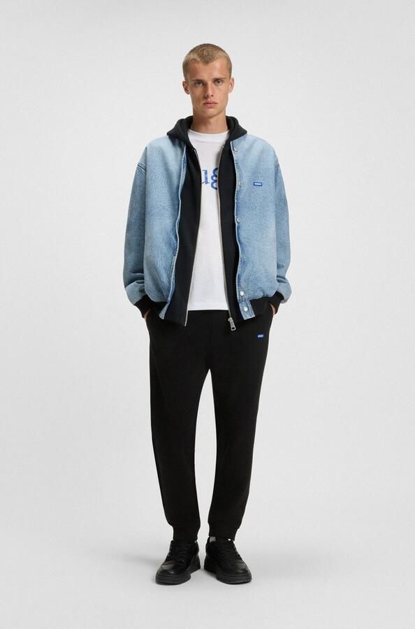 HUGO Blue Joggingbroek Napin met kleine logopatch - Foto 9