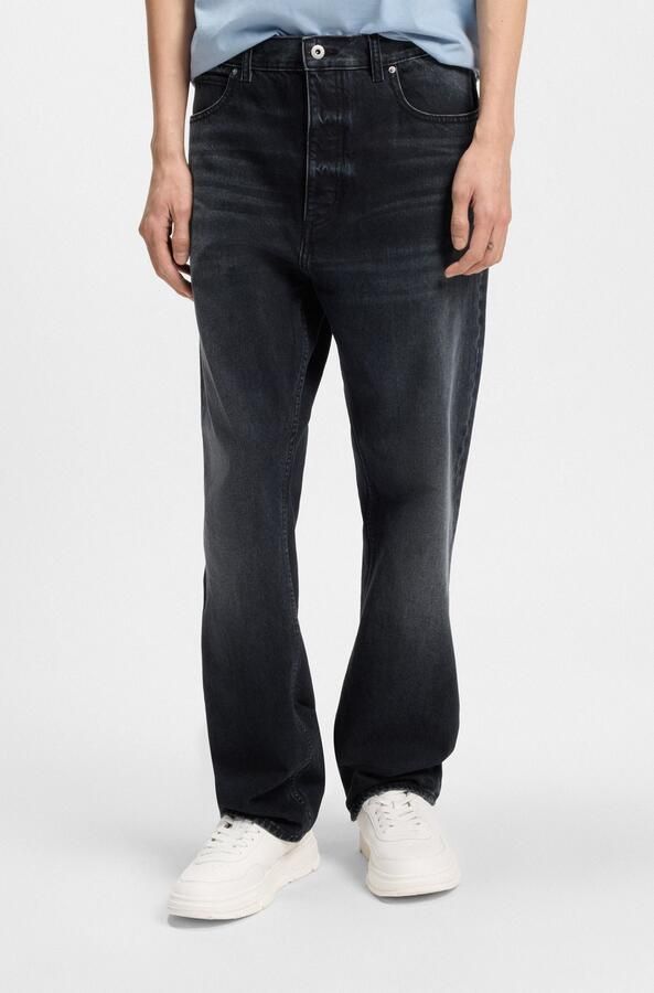 Hugo Blue Baggy fit jeans van puur katoen - Foto 8