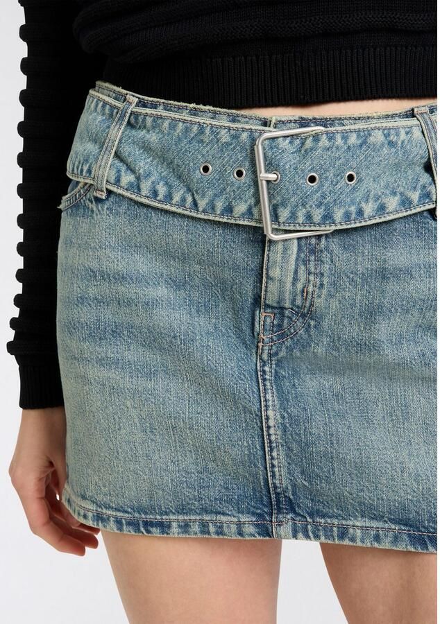 HUGO Blue Minirok Gamini met bijpassende riem - Foto 3