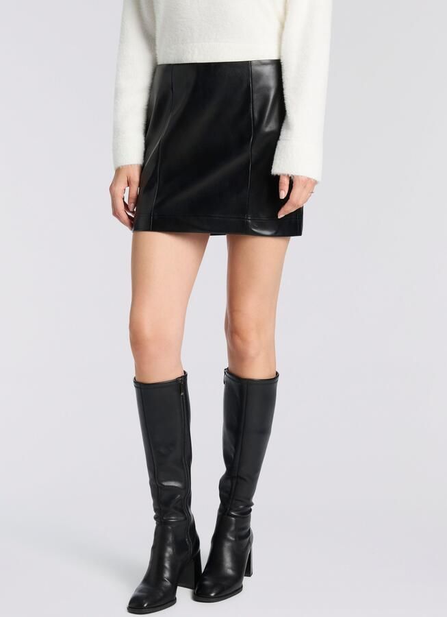 Hugo Blue Nauwsluitende minirok met ritssluiting model 'REKLUS' - Foto 4