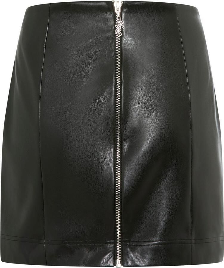 Hugo Blue Nauwsluitende minirok met ritssluiting model 'REKLUS'
