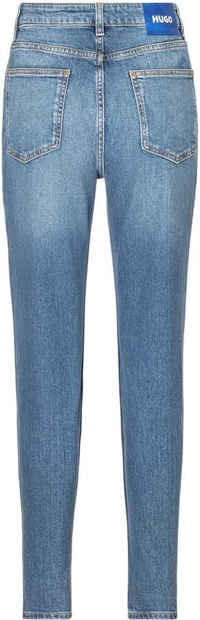 HUGO Blue Mom jeans Noe Straight fit jeans met hoge taille - Foto 15