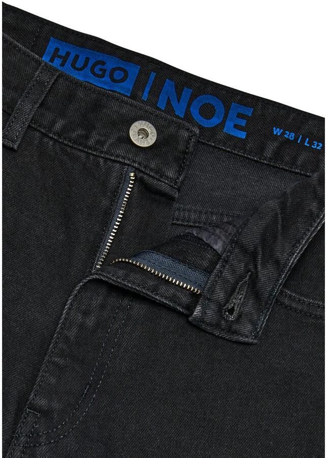 HUGO Blue Mom jeans Noe Straight fit jeans met hoge taille - Foto 2