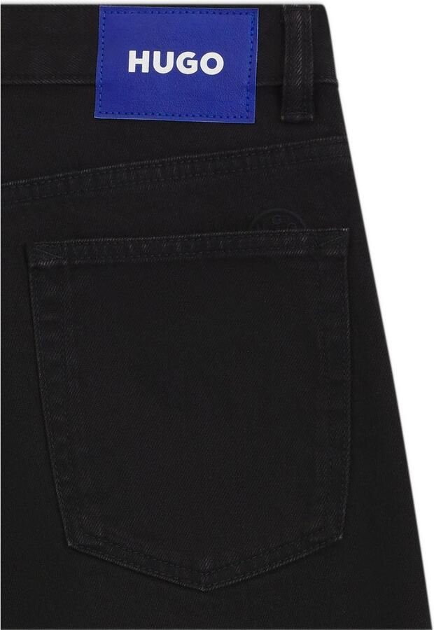 HUGO Blue Mom jeans Noe Straight fit jeans met hoge taille - Foto 6