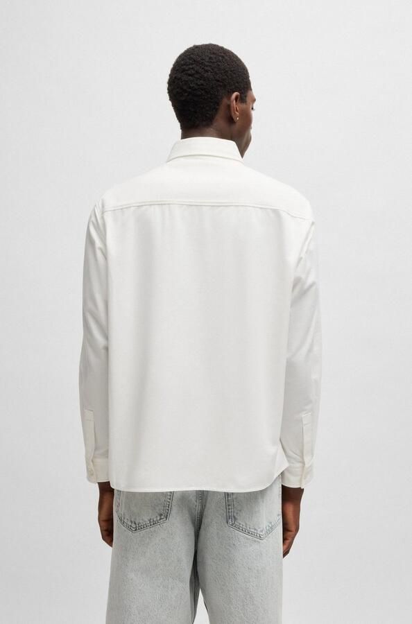 Hugo Blue Regular fit vrijetijdsoverhemd met paspelzakken op de borst model 'Ekynone' - Foto 8