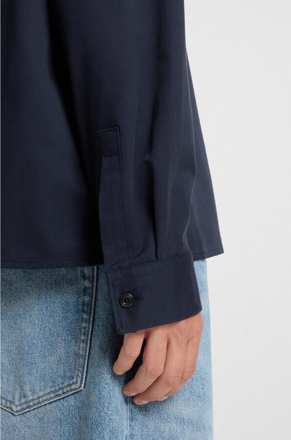 HUGO Blue Overhemd met lange mouwen Ekynone met borstzakken - Foto 3