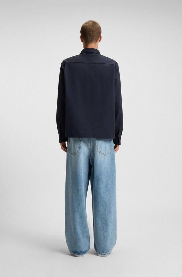 HUGO Blue Overhemd met lange mouwen Ekynone met borstzakken - Foto 5