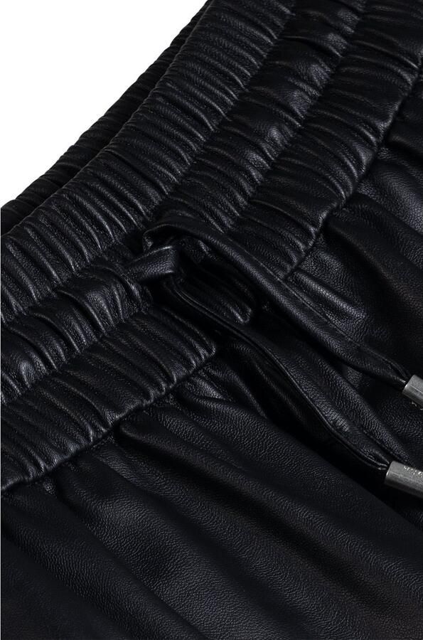 HUGO Blue Short Henuka Imitatieleer met logo-borduurwerk - Foto 2