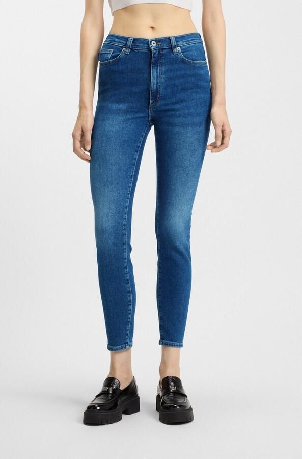 HUGO Blue Skinny fit jeans Malu Skinny fit met gemiddelde taillehoogte - Foto 10