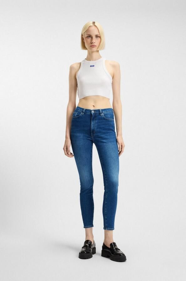 HUGO Blue Skinny fit jeans Malu Skinny fit met gemiddelde taillehoogte - Foto 8