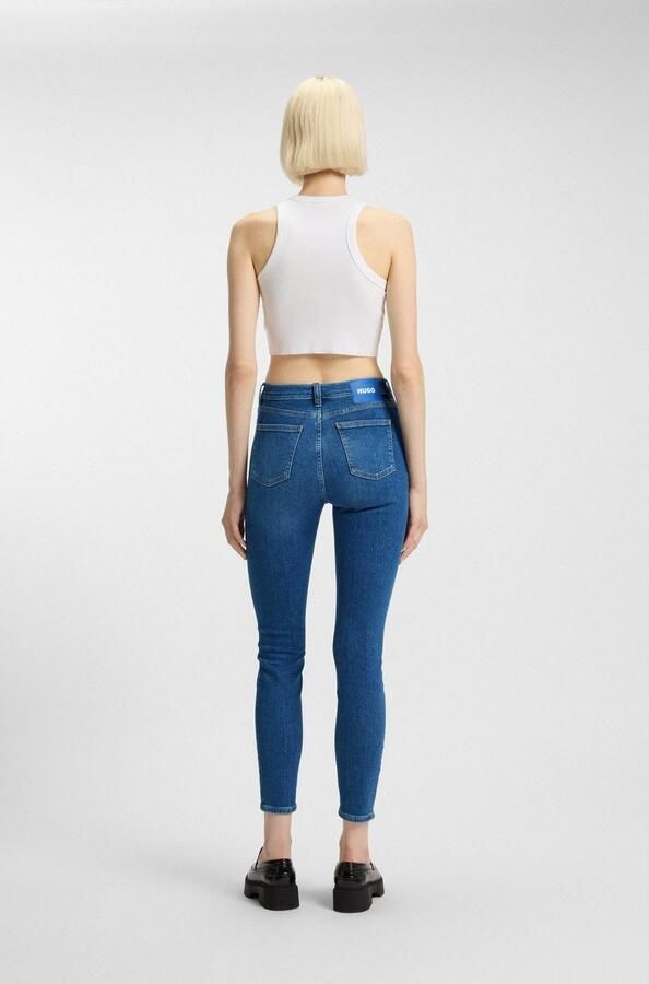 HUGO Blue Skinny fit jeans Malu Skinny fit met gemiddelde taillehoogte - Foto 9