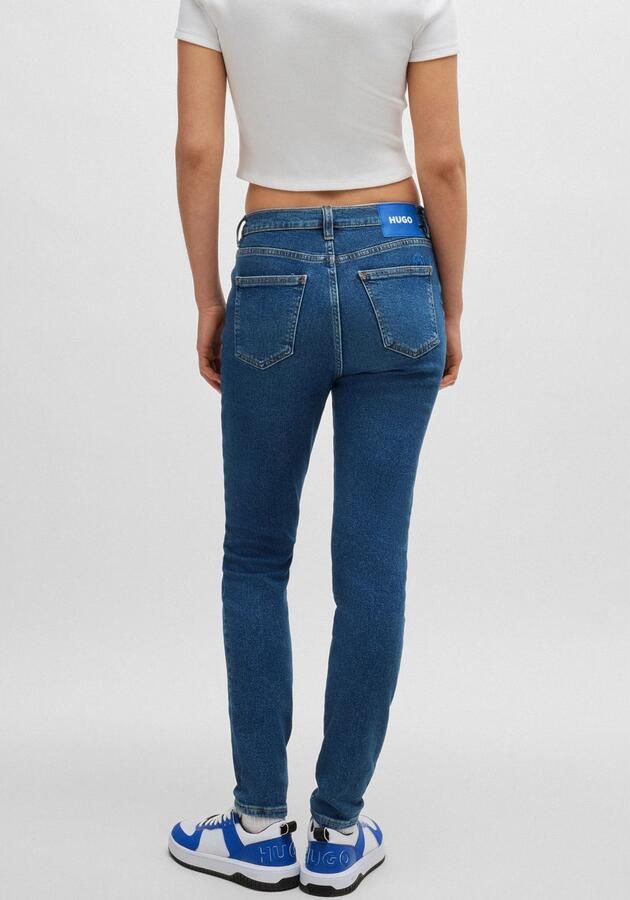 HUGO Blue Skinny fit jeans Malu Skinny fit met gemiddelde taillehoogte - Foto 13