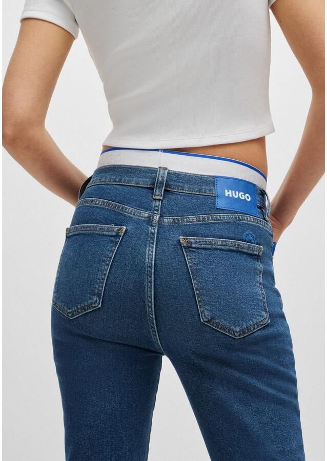HUGO Blue Skinny fit jeans Malu Skinny fit met gemiddelde taillehoogte - Foto 3