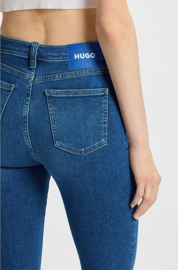 HUGO Blue Skinny fit jeans Malu Skinny fit met gemiddelde taillehoogte - Foto 6