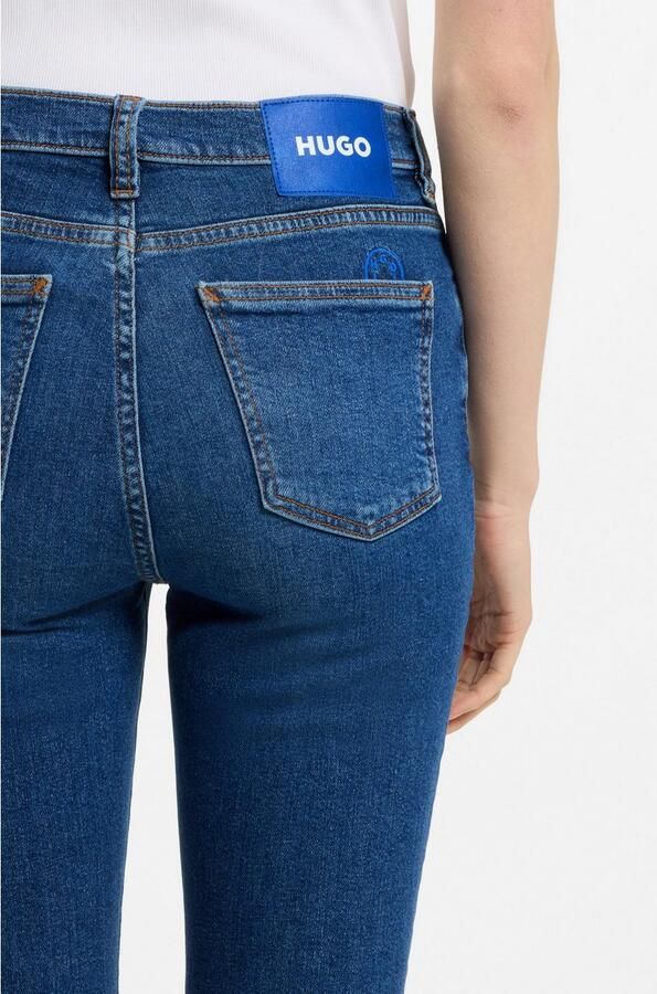 HUGO Blue Skinny fit jeans Malu Skinny fit met gemiddelde taillehoogte - Foto 8