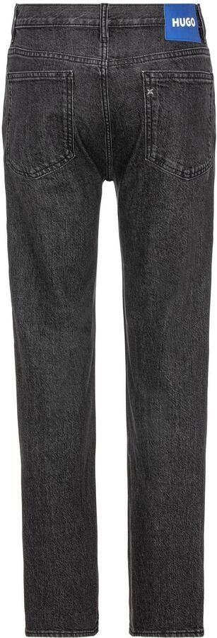 HUGO Blue Slim fit jeans Ash met stone-washed-finish