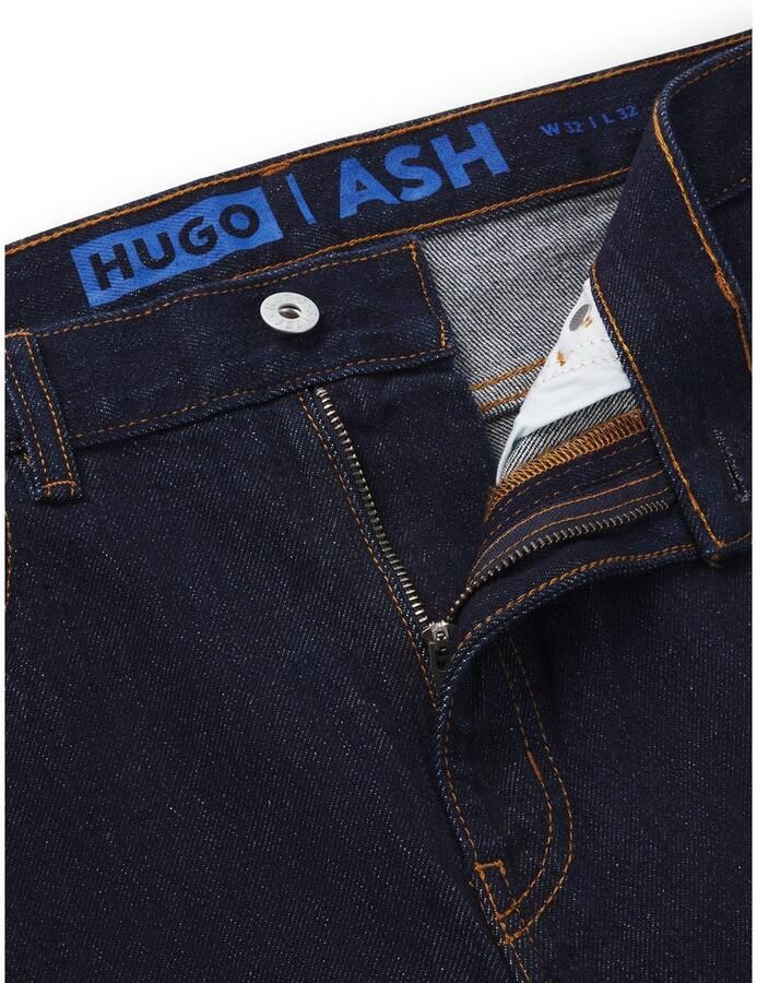 HUGO Blue Slim fit jeans Ash met stone-washed-finish - Foto 2
