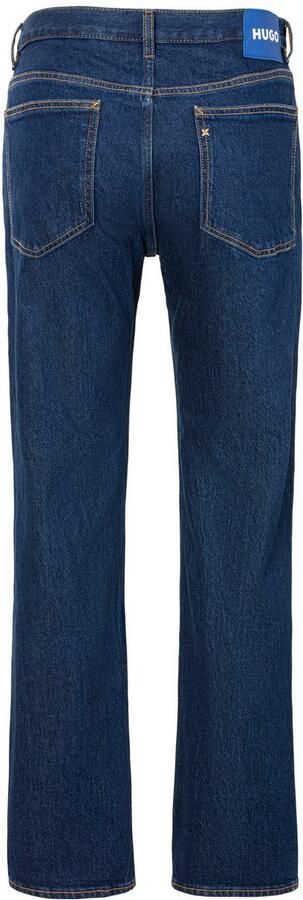 HUGO Blue Slim fit jeans Ash met stone-washed-finish