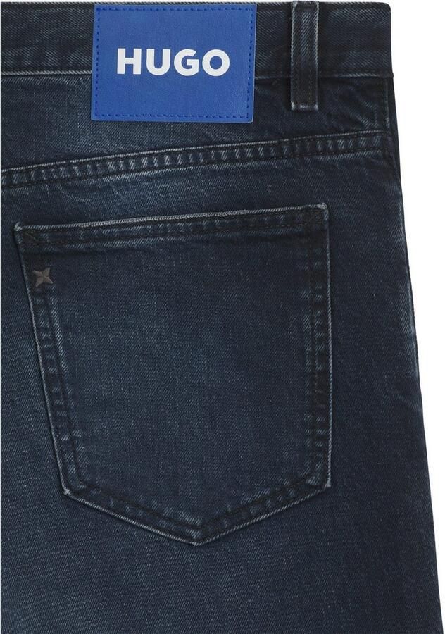 HUGO Blue Slim fit jeans Ash met stone-washed-finish - Foto 2
