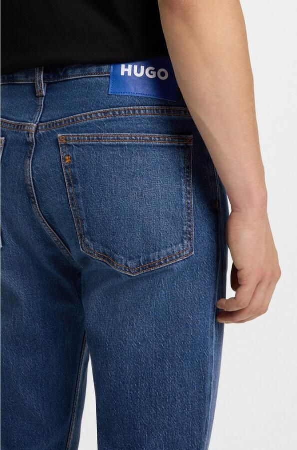 Hugo Blue Regular fit jeans in 5-pocketmodel model 'Ash' - Foto 7