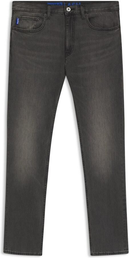 HUGO Blue Slim fit jeans Ash met stone-washed-finish - Foto 7
