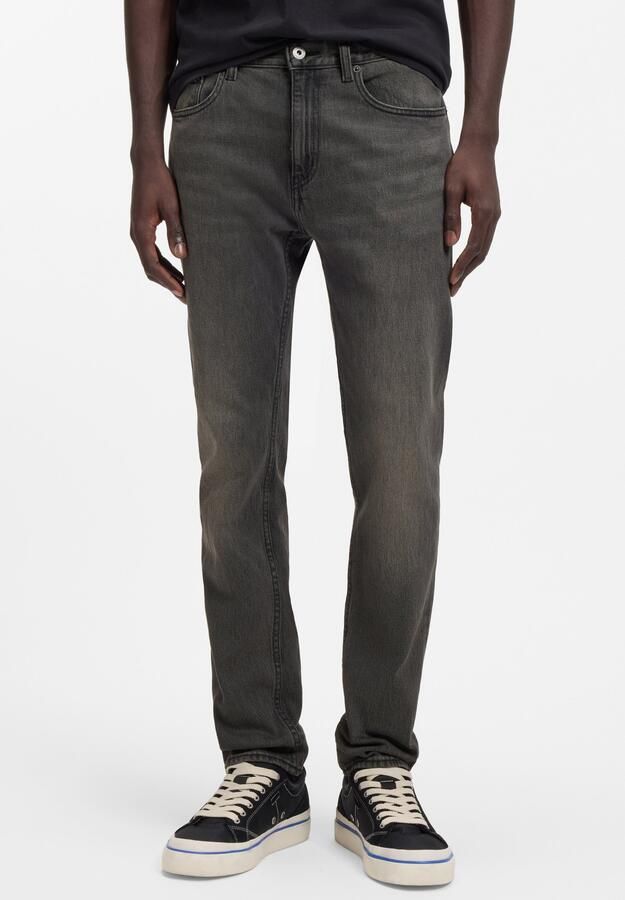 HUGO Blue Slim fit jeans Ash met stone-washed-finish - Foto 3