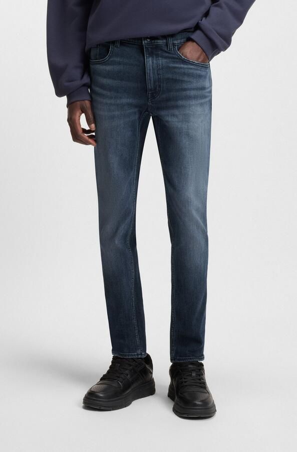 HUGO Blue Slim fit jeans Zane extra slim fit - Foto 6