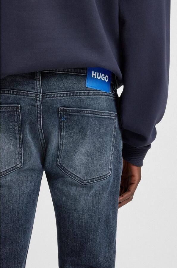 HUGO Blue Slim fit jeans Zane extra slim fit - Foto 3