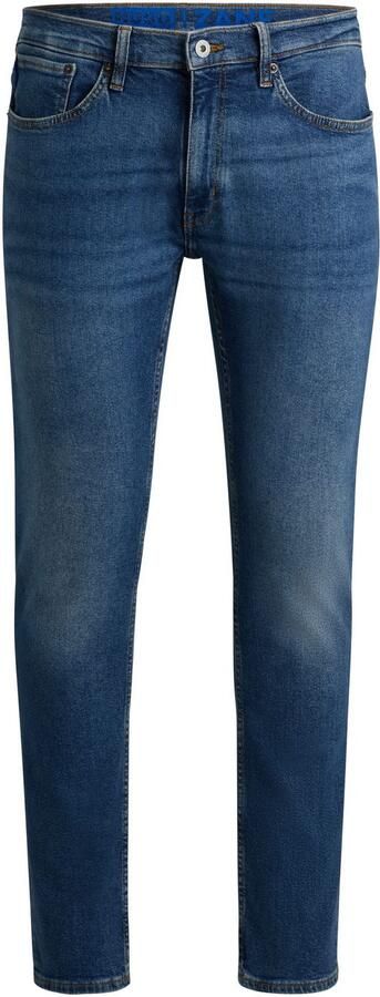 OTTO HUGO Blue Slim fit jeans Zane met aangehechte band - Foto 5