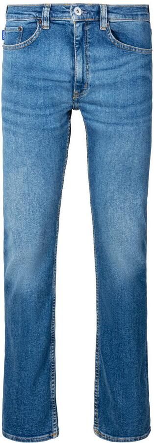 OTTO HUGO Blue Slim fit jeans Zane met aangehechte band - Foto 6