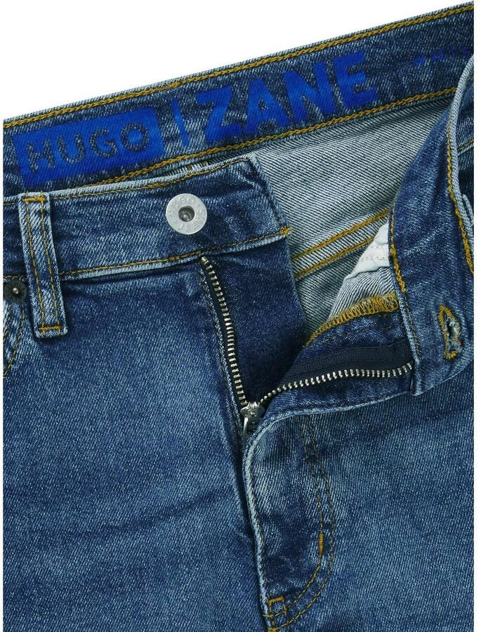 OTTO HUGO Blue Slim fit jeans Zane met aangehechte band