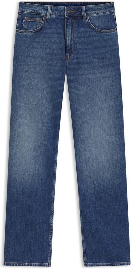 HUGO Blue Straight jeans Elyah Straight fit jeans met hoge taille lange lengte 36 - Foto 11