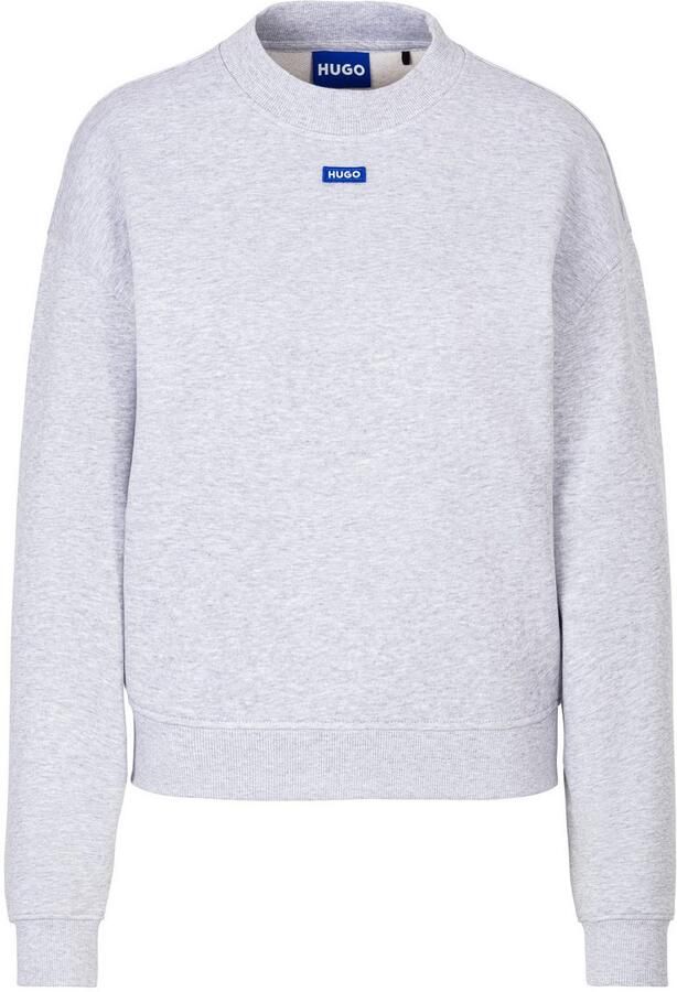 Hugo Blue Sweatshirt met labeldetail model 'Delessa' - Foto 2