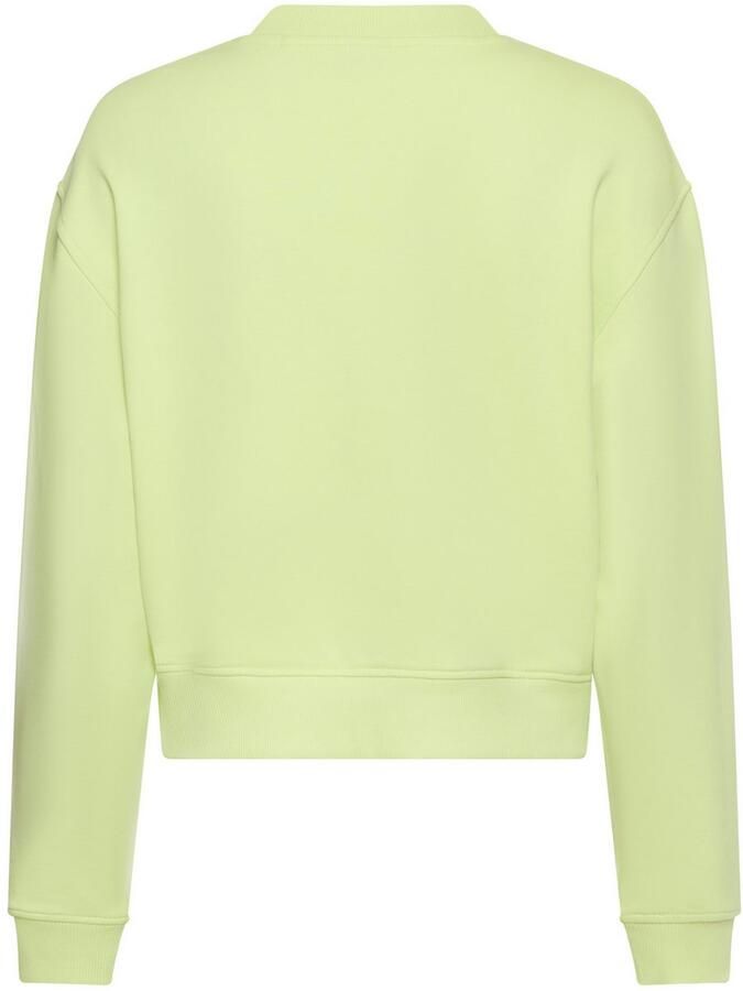 HUGO Blue Sweatshirt Delessa met opgestikt logo