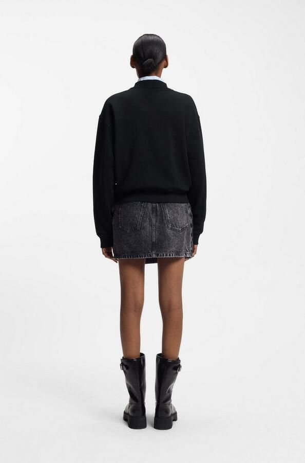 HUGO Blue Sweatshirt Delessa met opgestikt logo - Foto 10