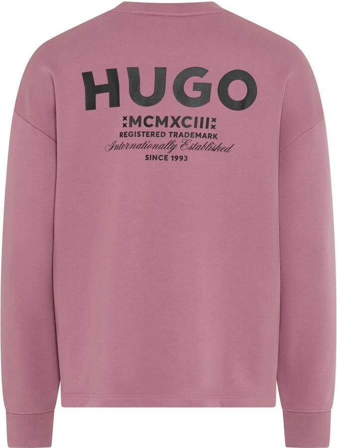 HUGO Blue Sweatshirt Naviu met rugprint - Foto 4
