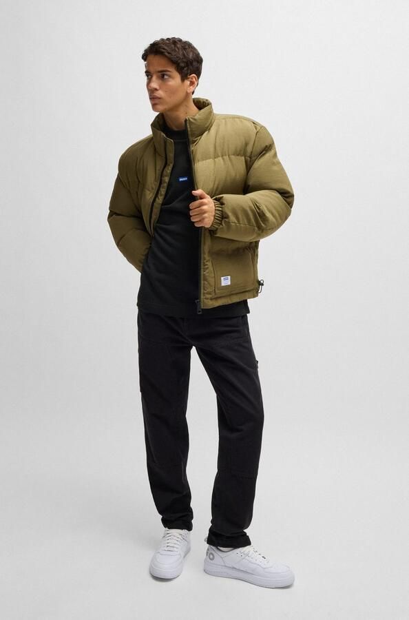 Hugo Blue Sweatshirt met opstaande kraag model 'Nedro' - Foto 6
